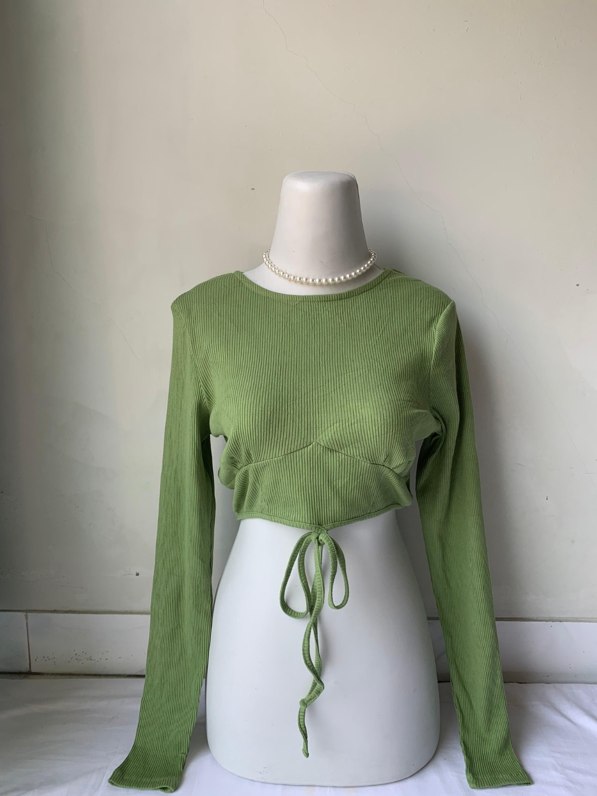 baju wanita atasan hijau